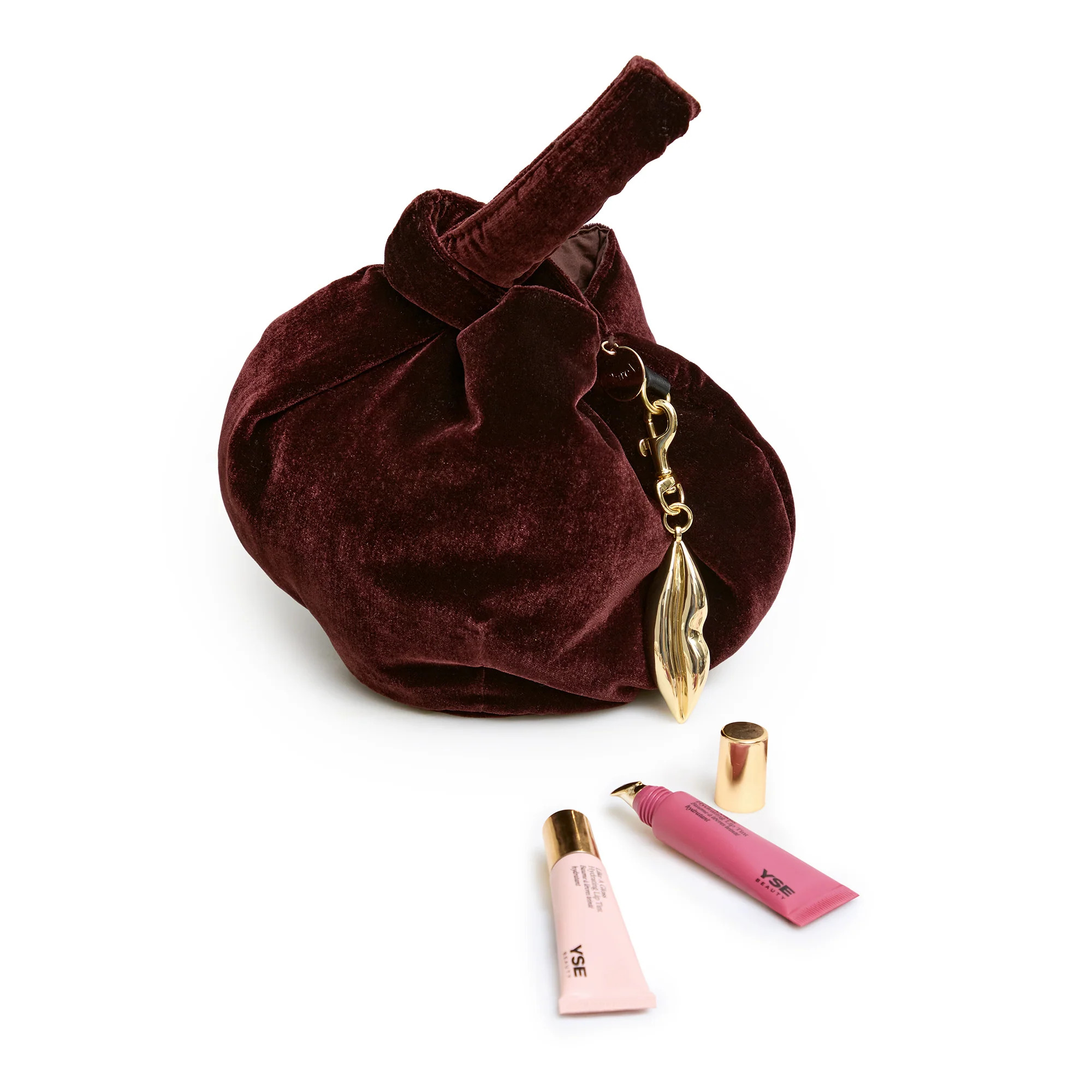 Clare V. Chocolate Chou Chou Bag & Lip Duo | YSE Beauty
