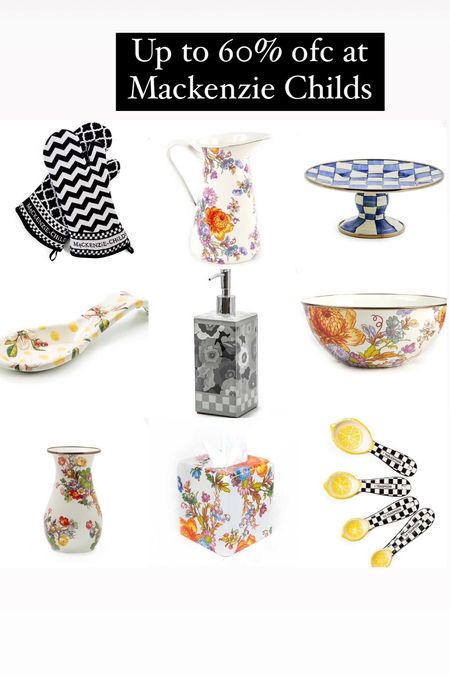 There’s a massive sale going on at Mackenzie Childs up to 60% off. This is your time to grab a piece of their beautiful whimsical decor for your home. Shop below. 


Mackenzie Childs home decor kitchen accessories 

#LTKhome #LTKSeasonal #LTKsalealert