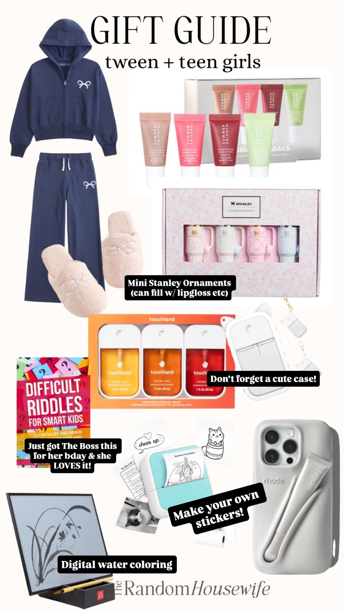 Gift Guide - tween + teen girls edition 

#LTKGiftGuide #LTKKids #LTKHoliday