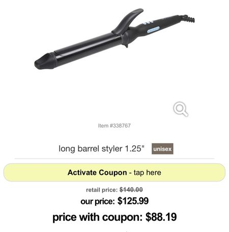 just got this curling iron for $80 it’s on sale + use coupon GNPL3 for more of a discount YEEHAW

#LTKFind #LTKsalealert #LTKunder100