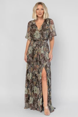 Rachel Maxi Dress | Green Multi | Baltic Born