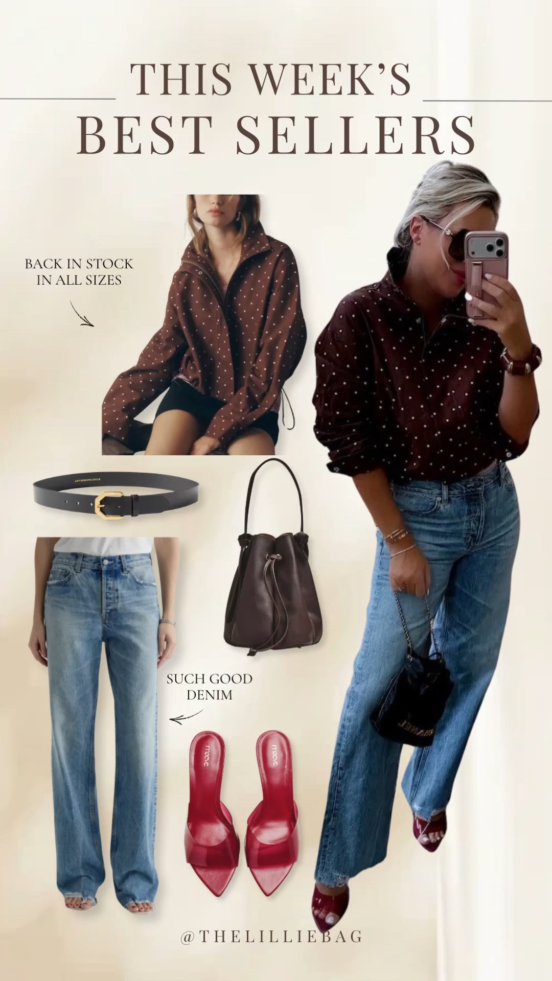 These fall new arrivals are gorg! Jeans are my go to lately! TTS in this pic.

Fall style. Sale. Polk a dot. Jeans.

#LTKSaleAlert #LTKootd #LTKSeasonal

https://liketk.it/6iyvH

#LTKSeasonal #LTKootd