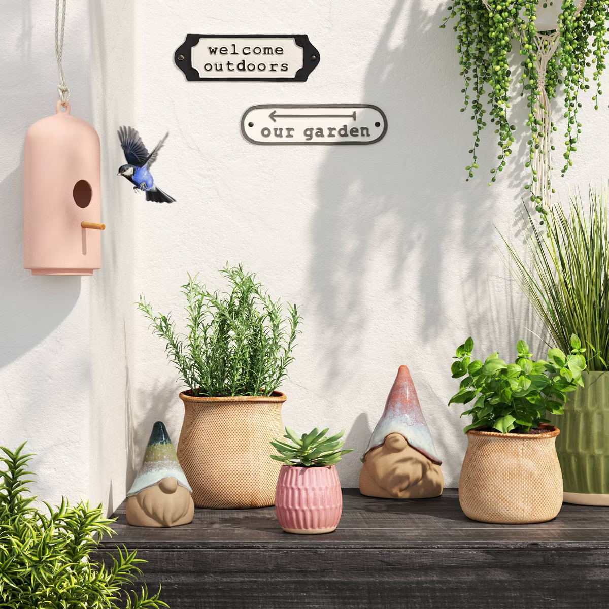 Outdoor Silo Bird House - Threshold™ | Target