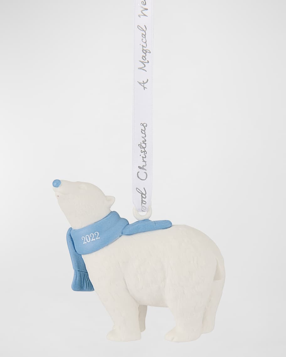 Wedgwood Baby's First Christmas Polar Bear Ornament | Neiman Marcus