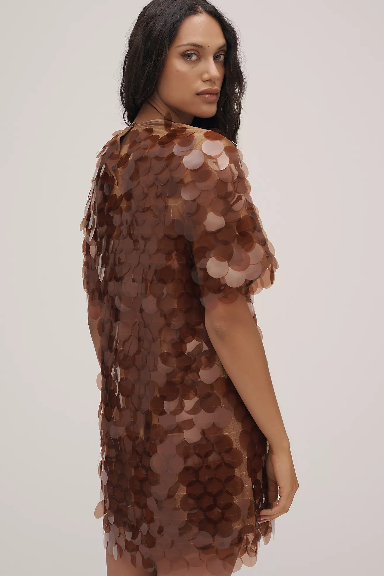 Saylor Stara Sequin Mini Dress | Anthropologie (US)