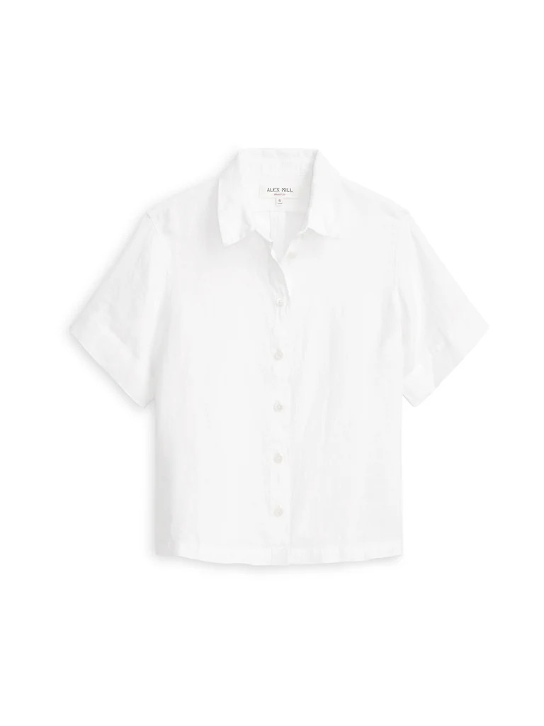 Maddie Shirt In Linen | Alex Mill