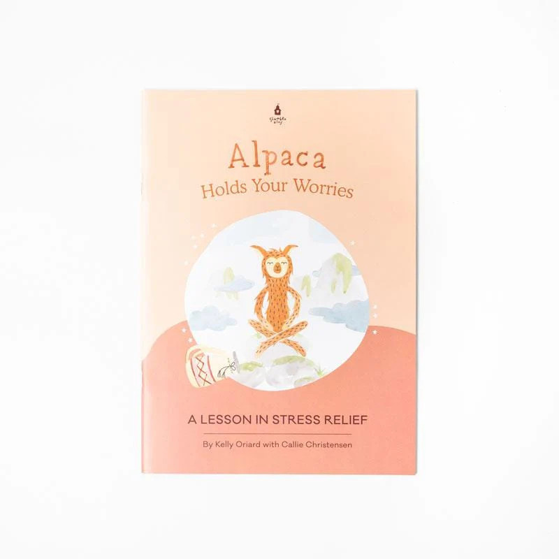 Alpaca Holds Your Worries Big Book | Slumberkins