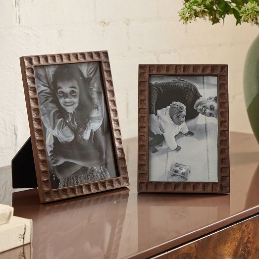 Nadia Carved Wood Tabletop Frames | West Elm (US)