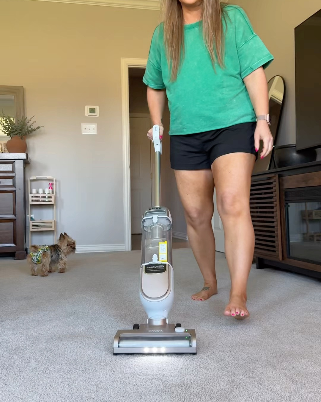 HSN is having SO many good sales right now and I found such a great deal on this Shark Freestyle Max Cordless Upright Vacuum 🙌🏼

It’s cordless (no dragging cords around 🙌🏼), lightweight under 7 lbs, works on carpet + hard floors, and even has LED headlights so you can actually see the dust and pet hair hiding everywhere. It also has two brushroll speeds and an easy-empty dust cup, which makes it perfect for quick everyday cleanups.

I linked this Shark vacuum from @HSN and @Shark, plus a few other really good sale finds, in my LTK 🤍

#ad #HSNInfluencer #LoveHSN #Shark #SharkVacuum

#LTKSaleAlert #LTKHome