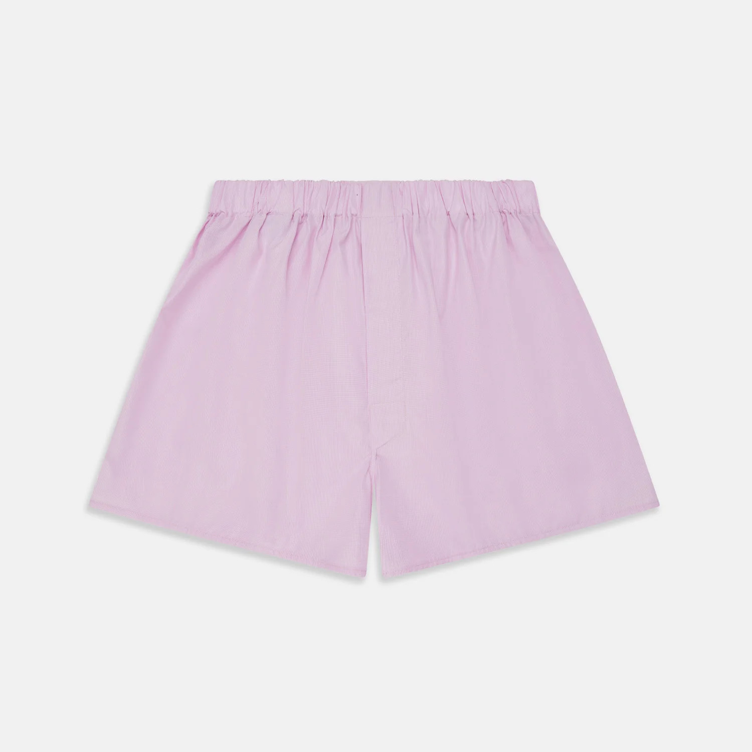 Pink Micro-Check Cotton Boxer Shorts | Turnbull & Asser