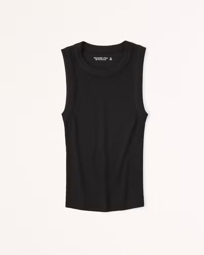 Essential Rib Tuckable Crew Tank | Abercrombie & Fitch (US)