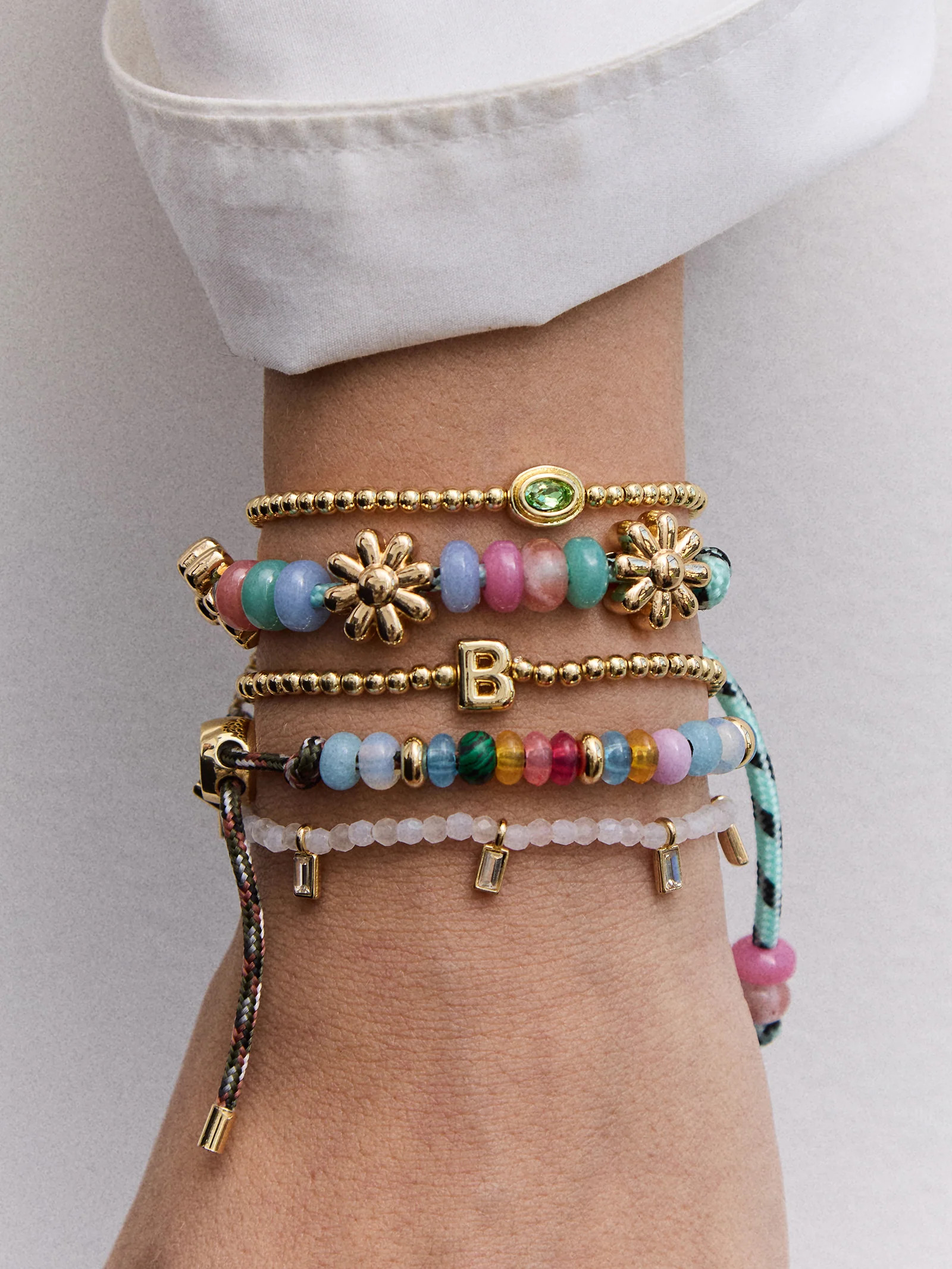 Kennedy Semi-Precious Bracelet - Light Multi | BaubleBar