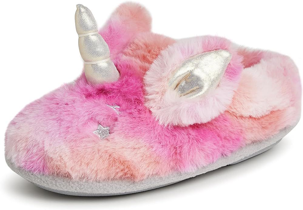 Dearfoams Unisex-Child Easter Basket Stuffers Gifts for Kids Washable Animal Critter Slippers | Amazon (US)