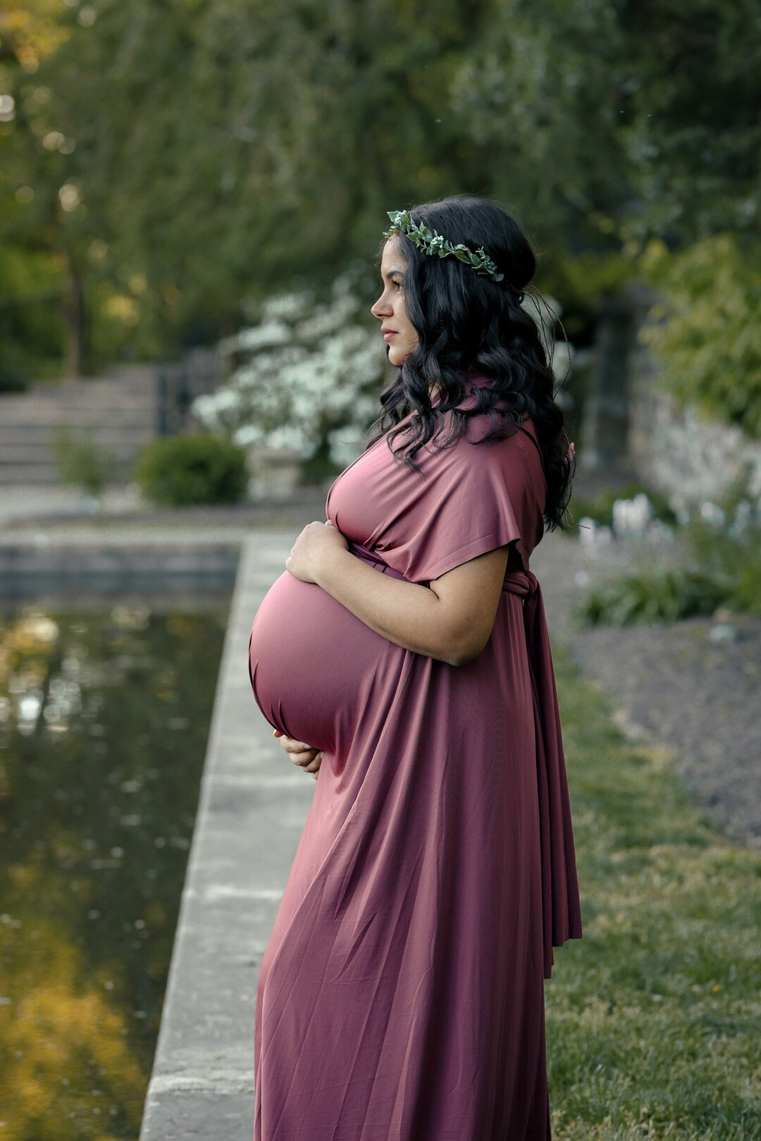 Future Mom Dress, Maternity Dress for Photo Shoot, Baby Shower Dress, Multiway Maternity Gown, Fo... | Etsy (US)