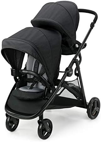Graco Ready2Grow LX 2.0 Double Stroller Features Bench Seat and Standing Platform Options, Gotham | Amazon (US)