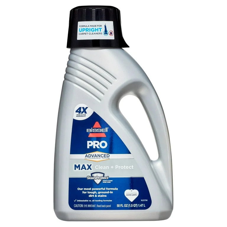 BISSELL Advanced Pro Max Clean + Protect Deep Cleaning Carpet Formula, 50 oz., 70E1 | Walmart (US)
