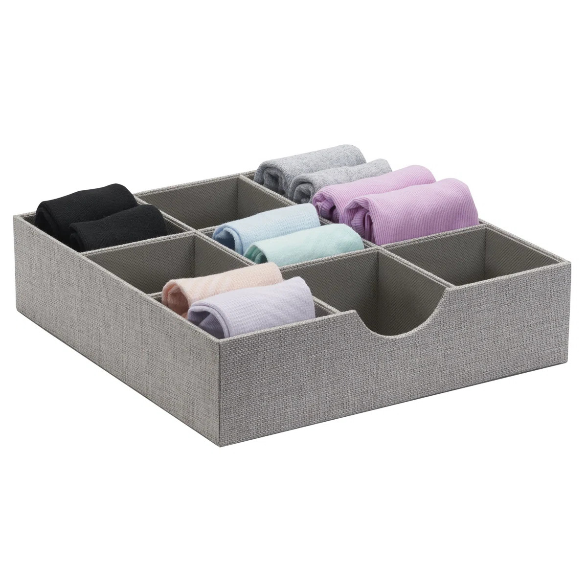 Kinney 9 Section 3" H x 12" W x 12" D Drawer Organizer | Wayfair North America