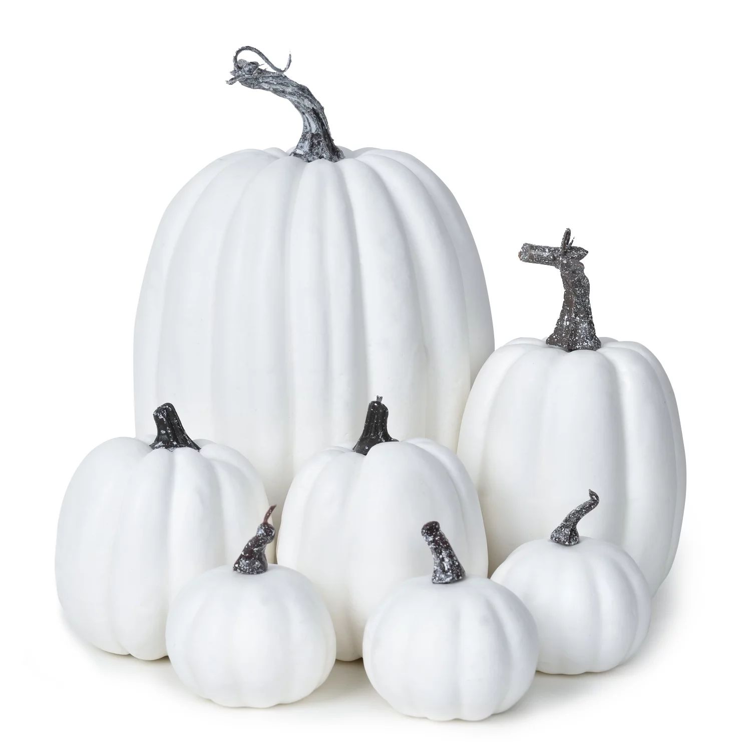 Gomaty 7Pcs Thanksgiving Artificial Pumpkin Home Decoration Sets, Artificial Vegetables Pumpkin f... | Walmart (US)
