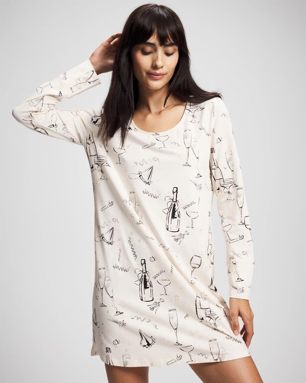 Long-Sleeve Sleepshirt | Soma | SOMA