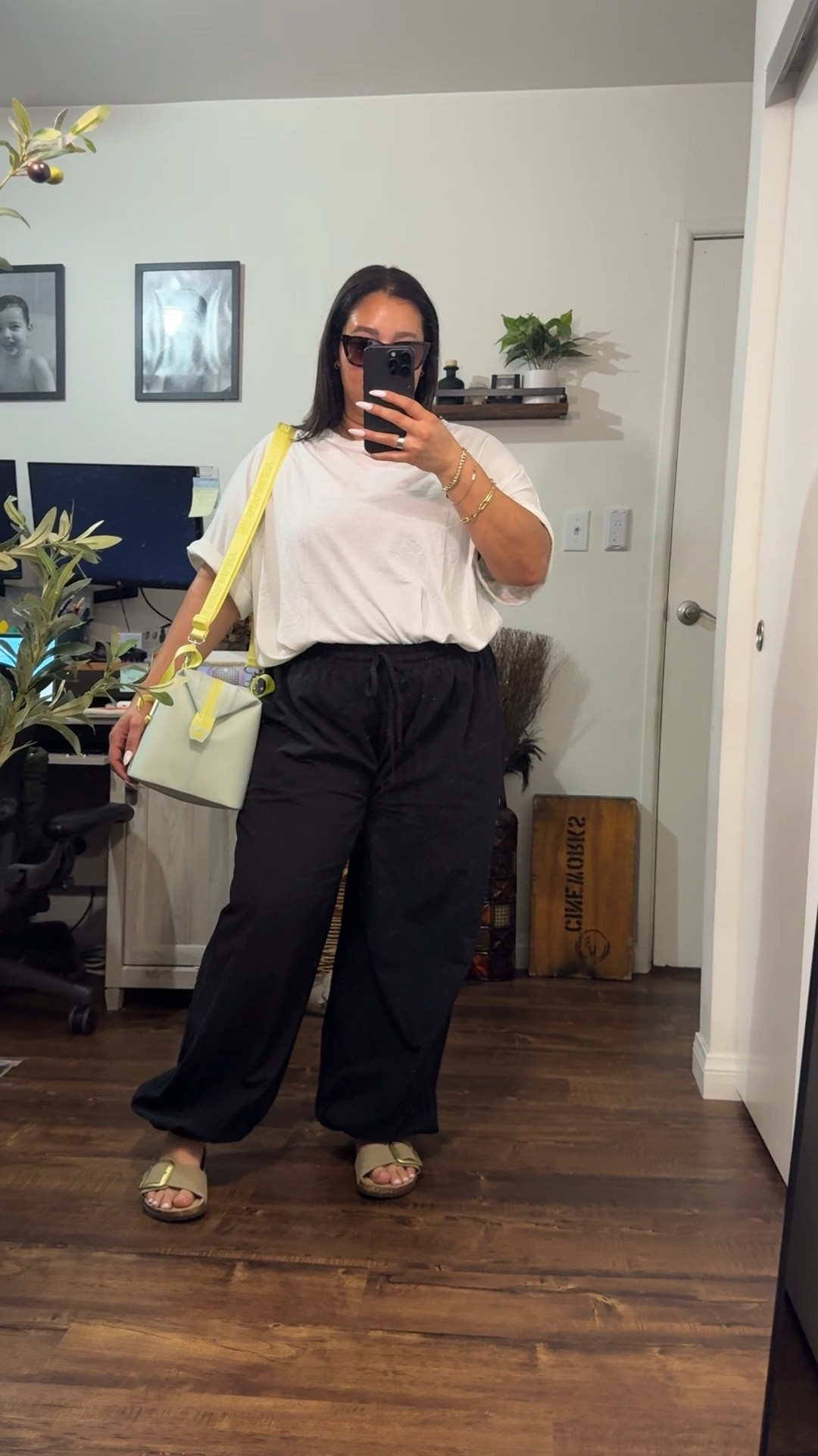 Easy casual outfit. What I wore for my kiddos tball game. It was a warm day here in Los Angeles. Kept it casual and comfy. Absolutely loving my little Stanley lunch bag for snacks. 

Shirt- large / runs big / lightweight and comfy / a little see through 
Pants - large / balloon pants/ elastic waistband/ super comfortable 
Sandals - 8.5/ great support and comfy 

Spring outfit 
Mom outfit 
Gameday outfit 
Casual outfit 
Tummy friendly pants 
Midsize outfit 
Midsize fashion 
Curvy fashion
Stanley 
Sandals 
Linen pants 
Brunch outfit 



#LTKootd #LTKmomlife #LTKMidsize