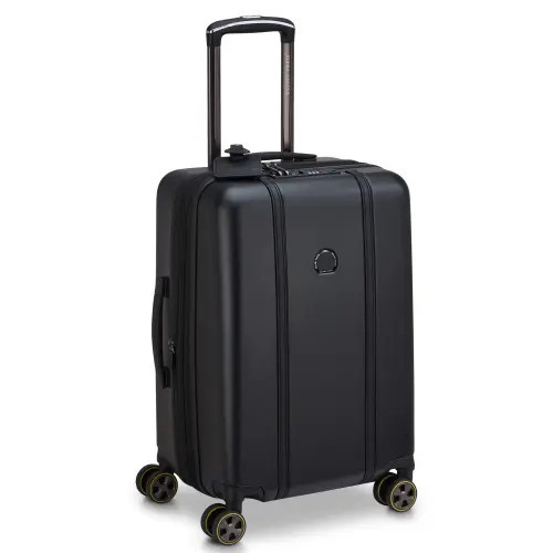 Delsey Paris Cadence Hardside Expandable 20" Carry On Spinner Luggage in Deep Black at Nordstrom | Nordstrom