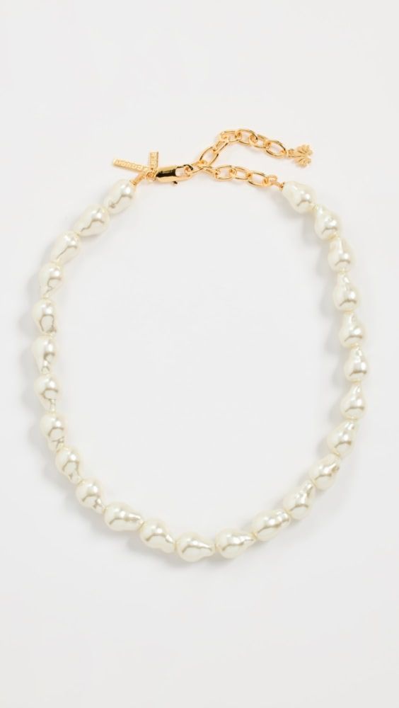 Lele Sadoughi Baroque Pearl Collar Necklace | Shopbop | Shopbop