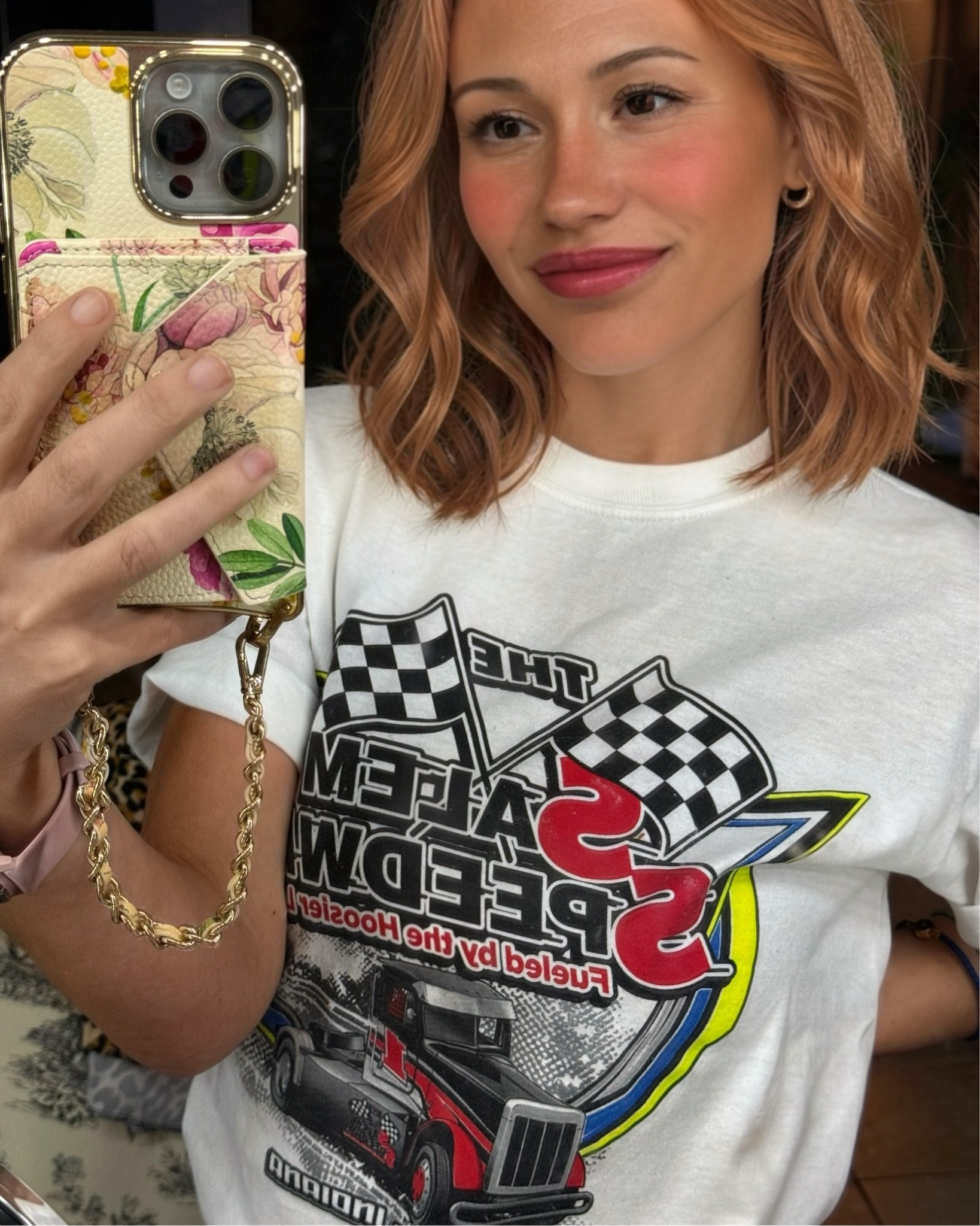 Race season is here and I got a new @BANDOLIER cellphone case!  It’s perfect for spring and summer!  So beautiful!  I’m obsessed! 

#LTKTravel #LTKBeauty #LTKootd