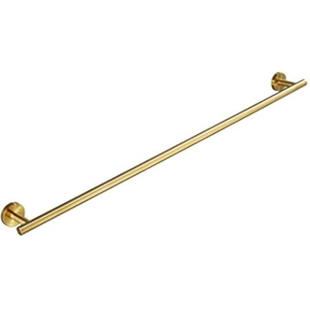 JQK Bath Towel Bar, 24 Inch Brushed Light Gold Towel Rack Bathroom, Stainless Steel Towel Holder Wal | Amazon (US)
