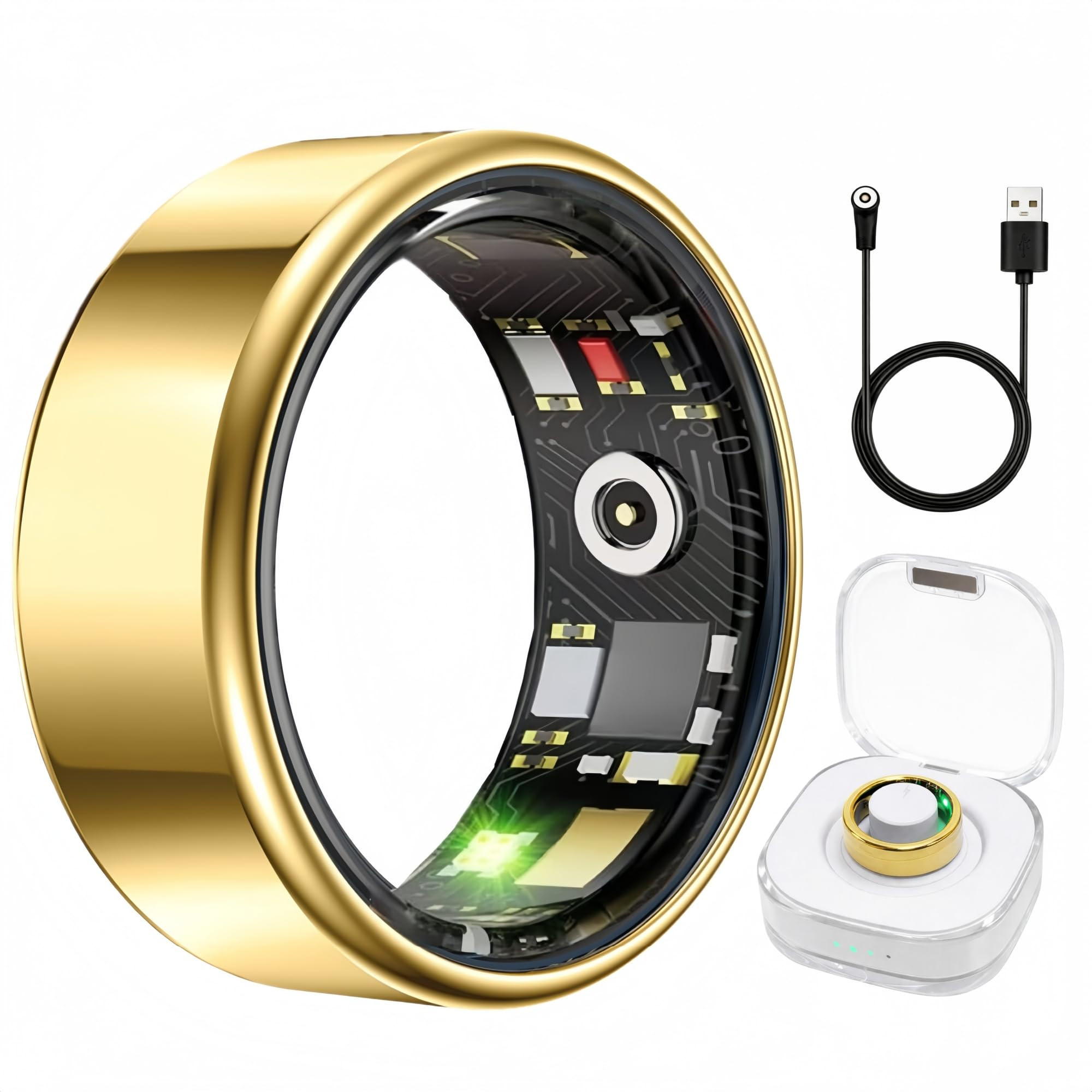 Smart Ring Health & Fitness Tracker for Men & Women, Heart Rate, SPO₂, Sleep & Activity Monitor... | Amazon (US)