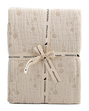 Made In Portugal Floral Textured Mallow End Of Bed Blanket | Bed & Bath | Marshalls | Marshalls
