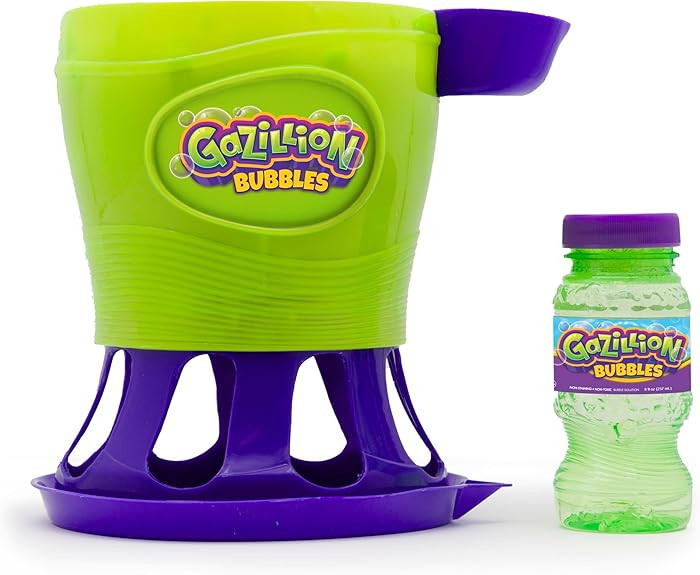 Gazillion Tornado Bubble Machine, Kids Toy Bubble Blower, 4500 Bubbles per Minute, Outdoor Bubble... | Amazon (US)