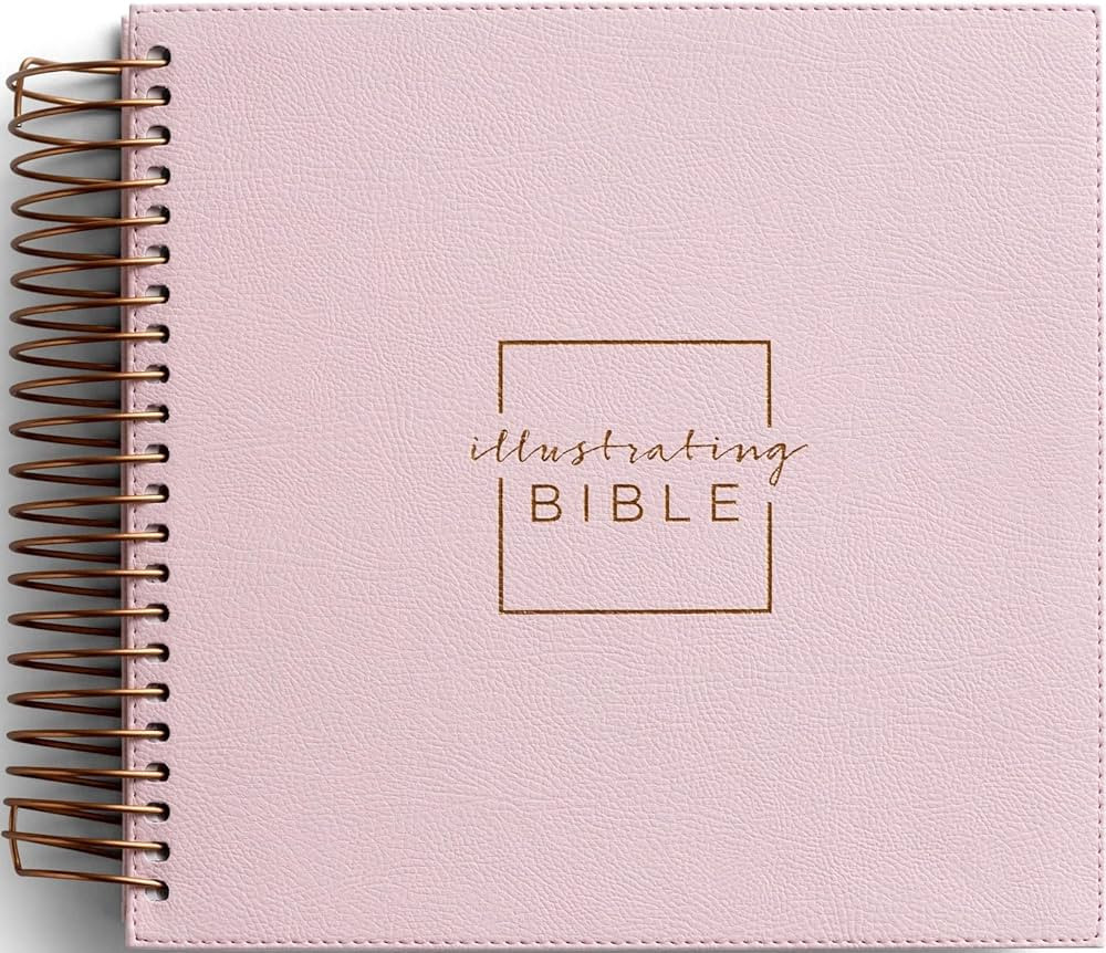 Illustrating Bible NIV - Spiral Bound Bible Journal, Pink | Amazon (US)