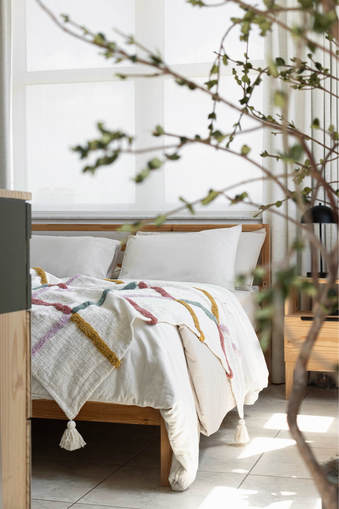 Boho-Modern Bedroom 🌿✨ 

#LTKHome #LTKSummerSales #LTKFindsUnder100