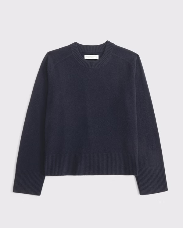 Women's The A&F Madeline Cashmere Crew Sweater | Women's Tops | Abercrombie.com | Abercrombie & Fitch (US)