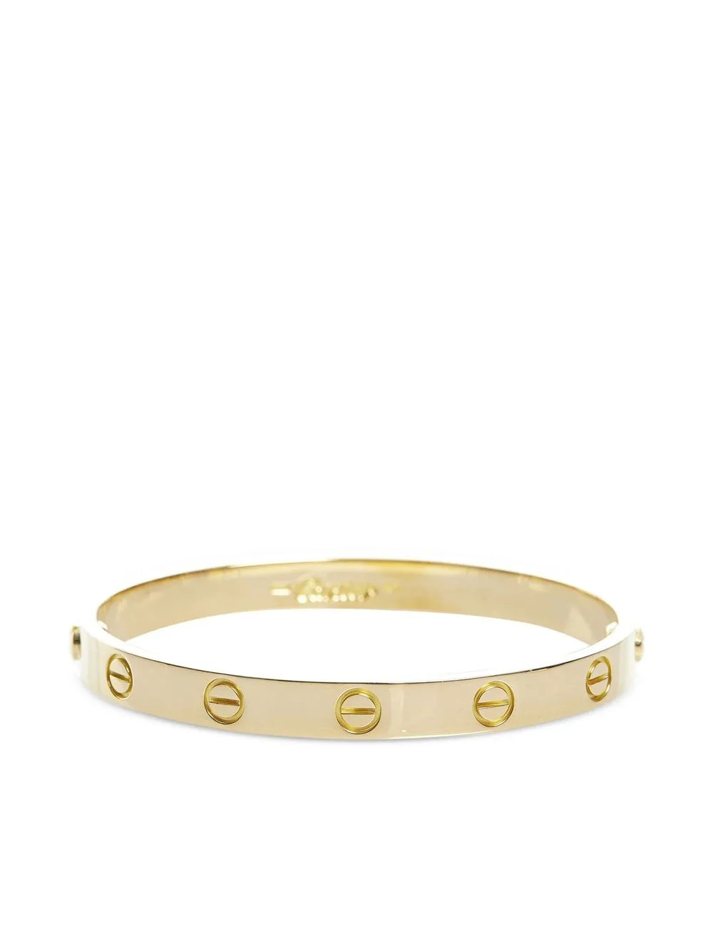 Cartier pre-owned 18kt Yellow Gold Love Bracelet - Farfetch | Farfetch Global