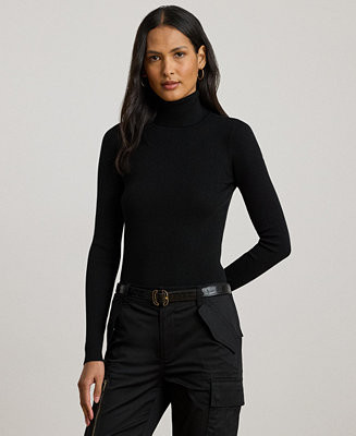 Ribbed Turtleneck Sweater | Macy's