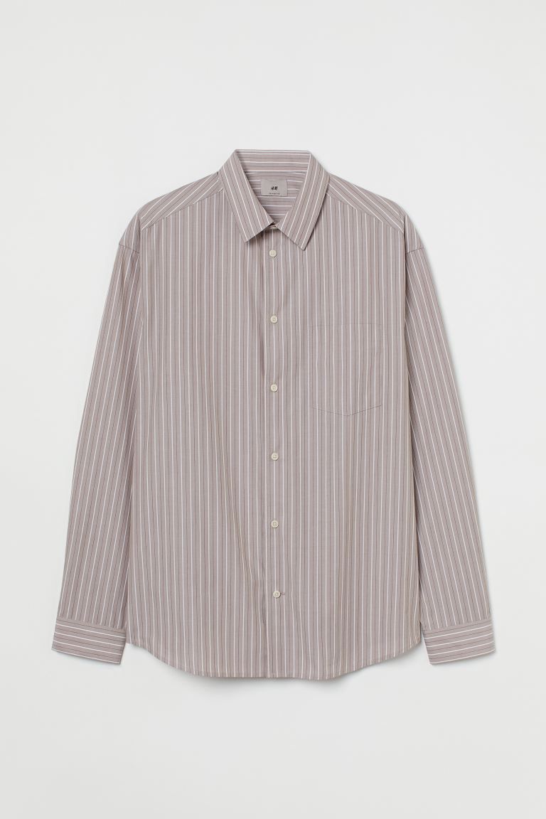 Relaxed Fit Premium Cotton Shirt | H&M (US + CA)