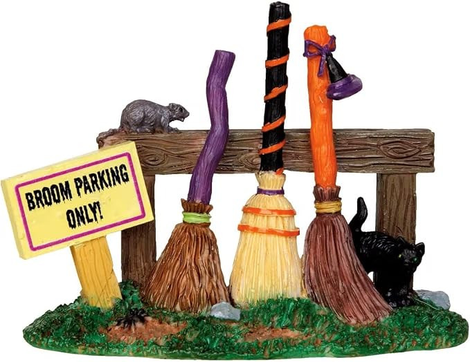 Lemax Spooky Town Broom Parking Rack # 44737 | Amazon (US)