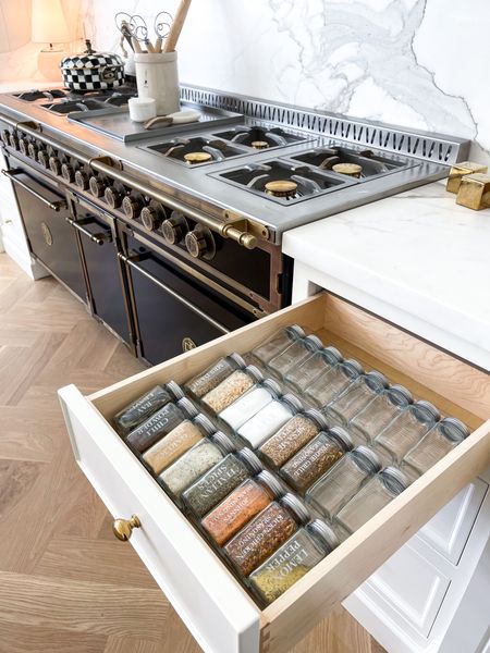We love an in-drawer spice organizer!