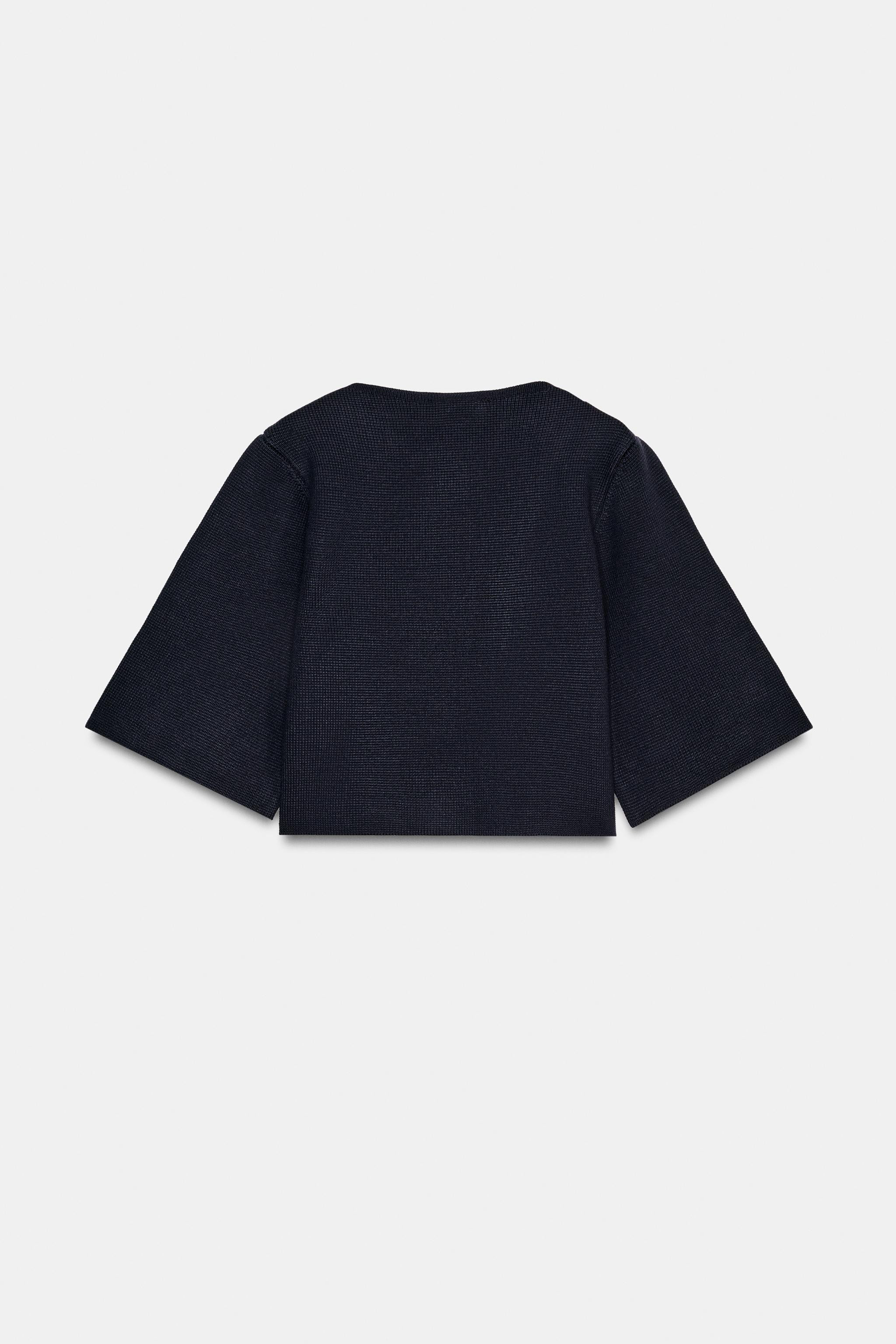 CROPPED KNIT CARDIGAN | Zara UK