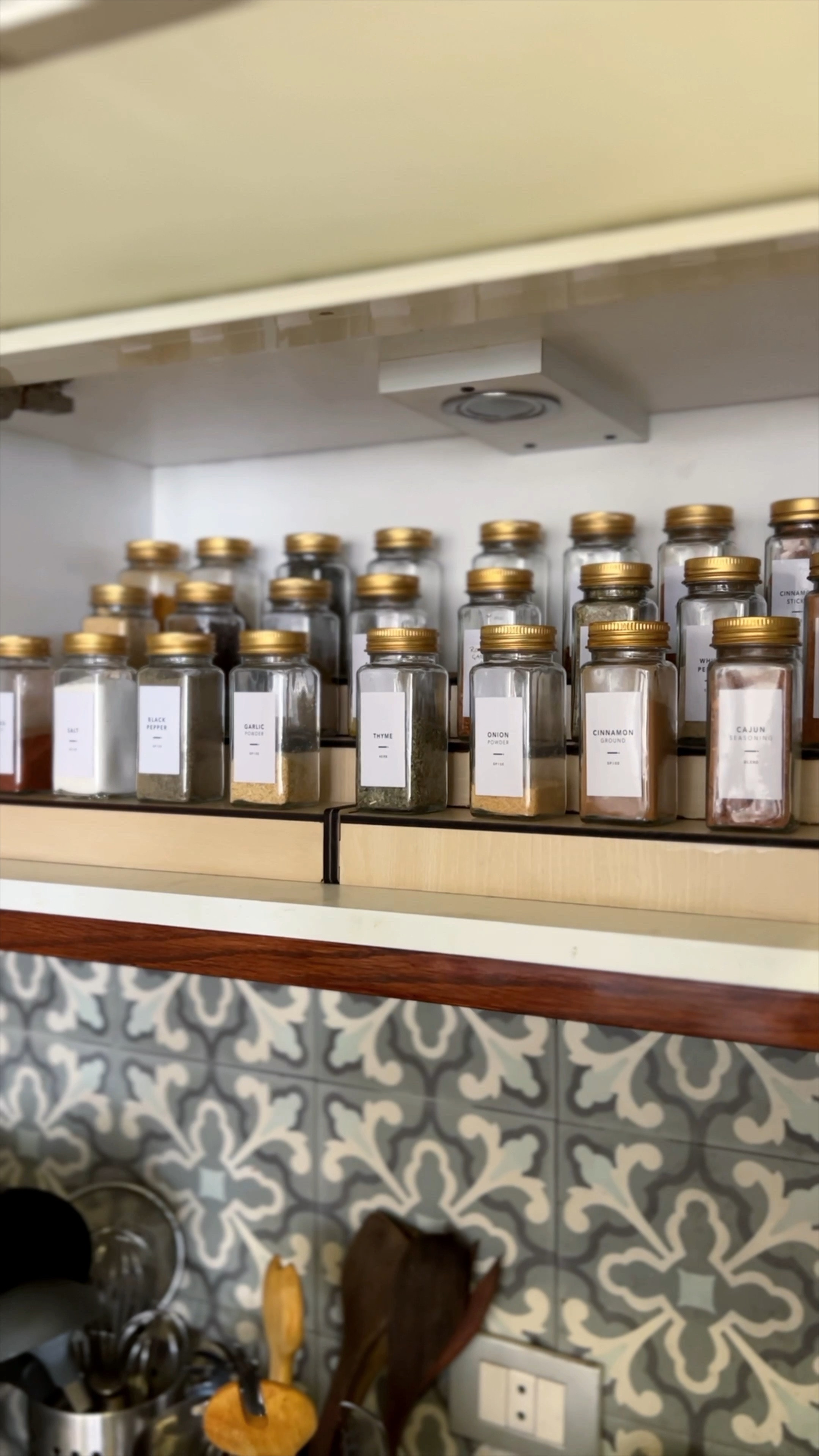 Love how these beautiful little jars transform my spice cupboard! Super useful and they look great. Tbh I only regret not buying 2 sets (might still do that if I get more spices). I purchased the labels separately (even though the set comes with labels) because I wanted the text and font to look a very specific way!

#LTKhome #LTKfindsunder50