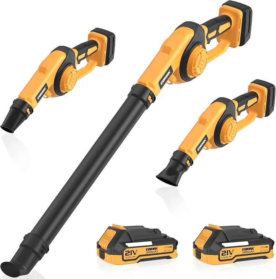 EWORK Small Leaf Blower Cordless 200 MPH Mini Electric Leaf Blower Handheld 21V with Battery and ... | Amazon (US)
