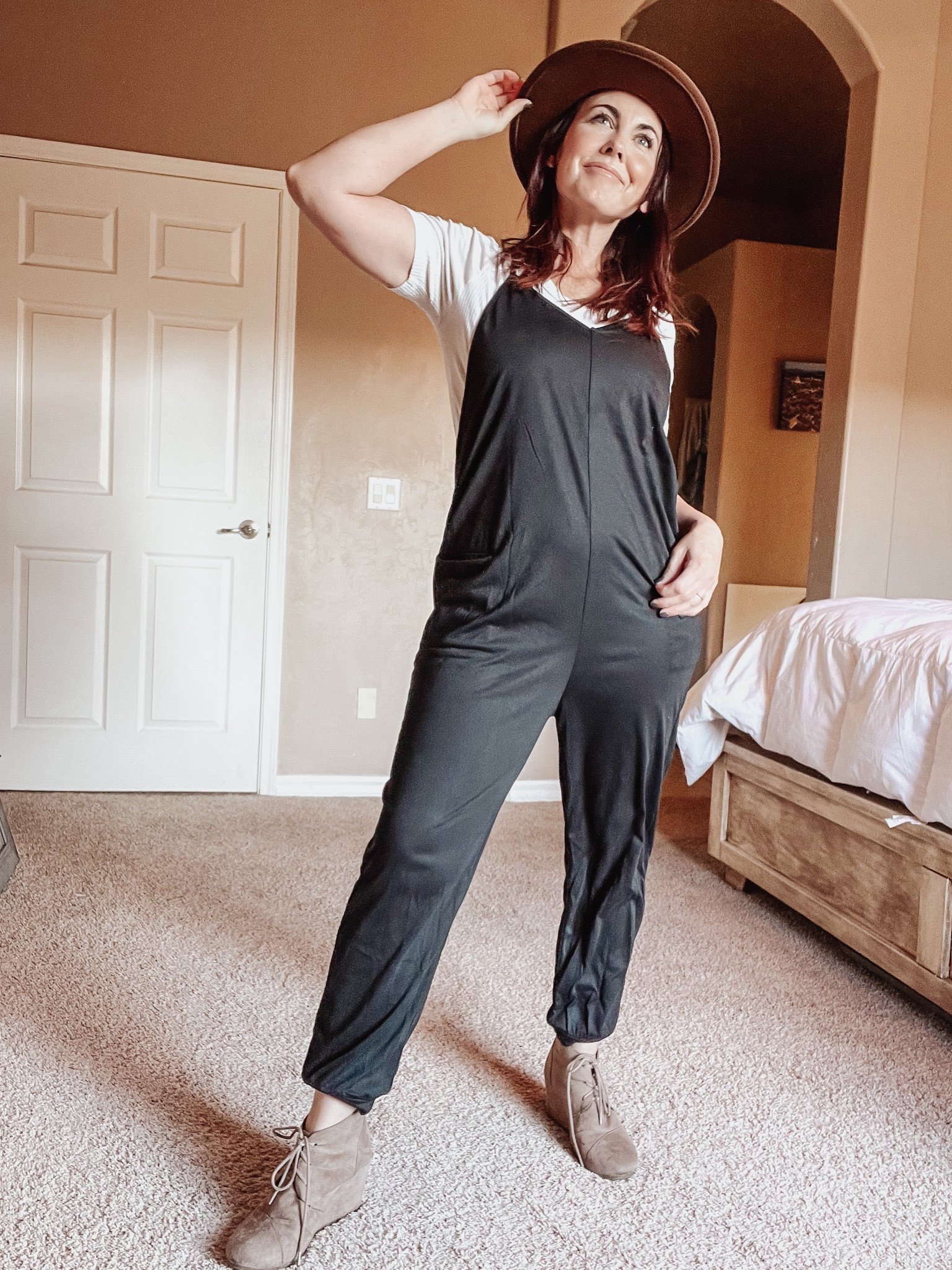 Fall Jumpsuits 
.
.
.
.
Fall outfit
Fall style 
Jumpers
Hat
Booties
Fall looks 
Casual style
Amazon fashion 
Fall fashion 
Fall style 
Vacation outfit 


#LTKstyletip