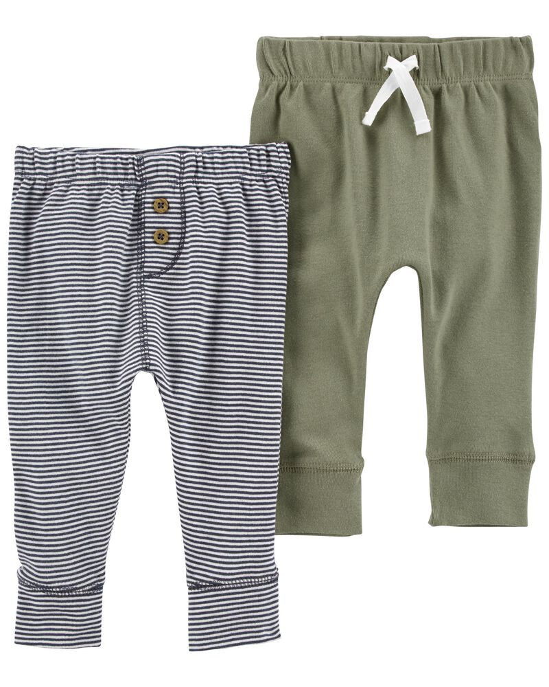 Baby 2-Pack Cotton Pants | Carter's