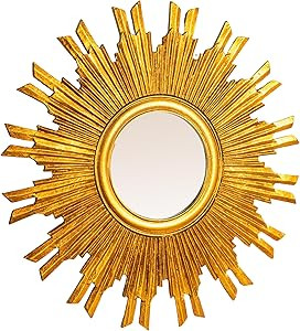 Creative Co-Op Gold Sunburst Mirror | Amazon (US)