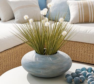 Faux Potted Dandelion Grass | Pottery Barn (US)