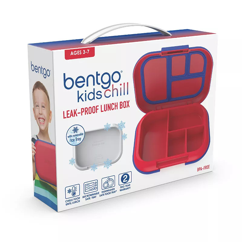 Bentgo Kids Chill Leak-Proof Lunch Box, Red Royal | Kohl's