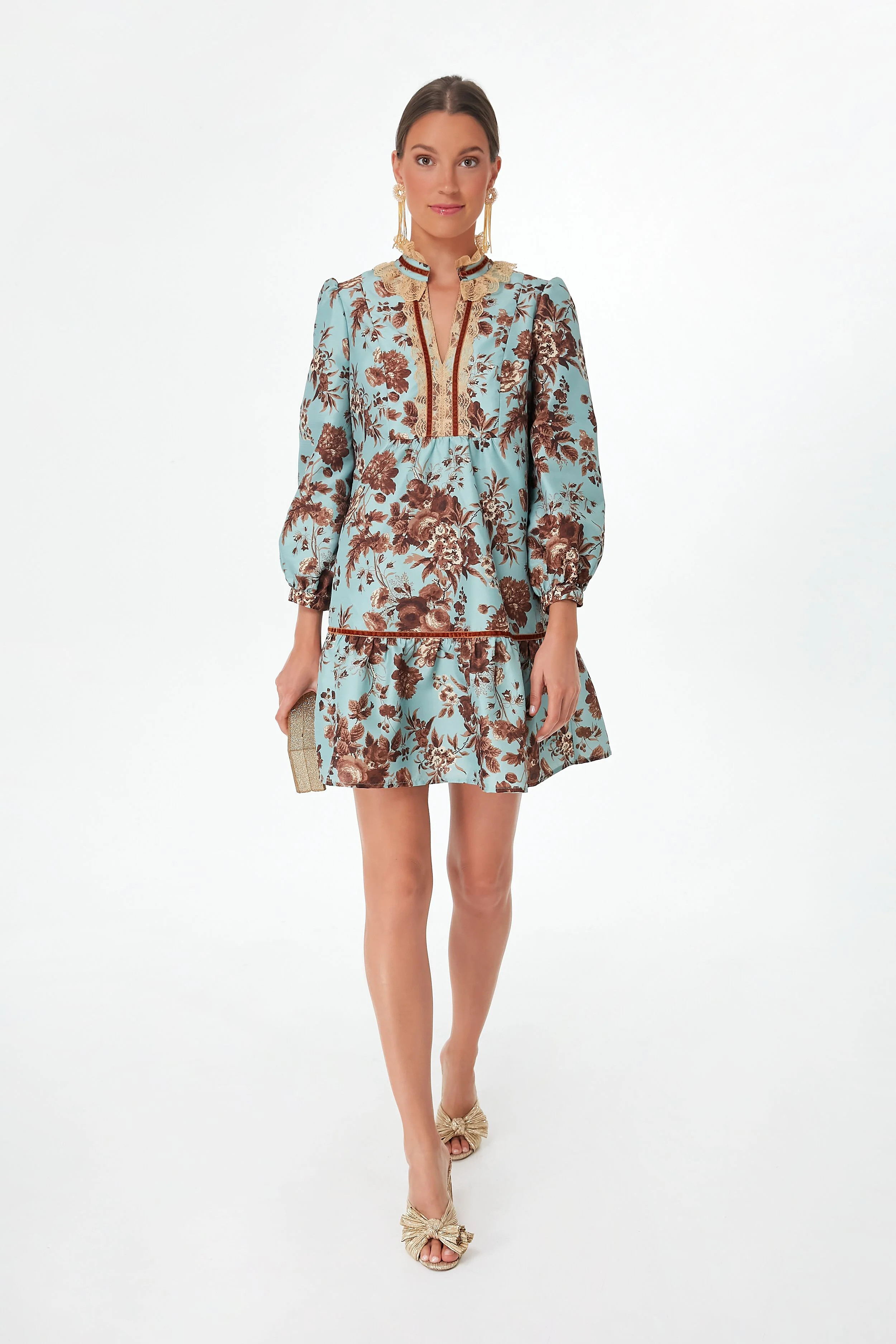 Robin's Egg Floral Palmerston Dress | Tuckernuck (US)