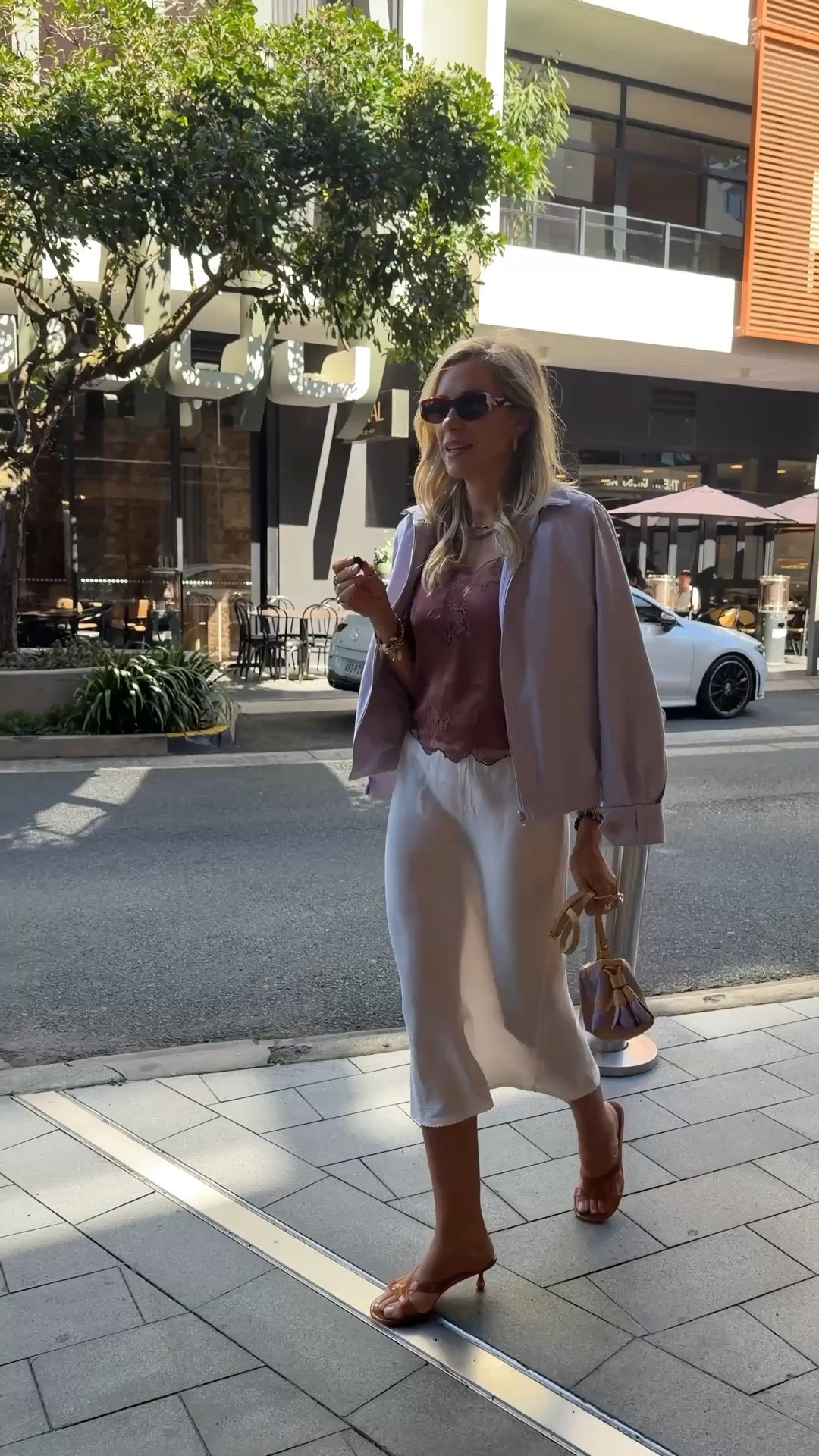 My weekend outfit and commitment to more colour 
Zara jacket and lace cami both size S
DISSH skirt size 8
Jimmy Choo jelly heels size 40
Zimmermann bag

#LTKootd #LTKOver40 #LTKWorkwear