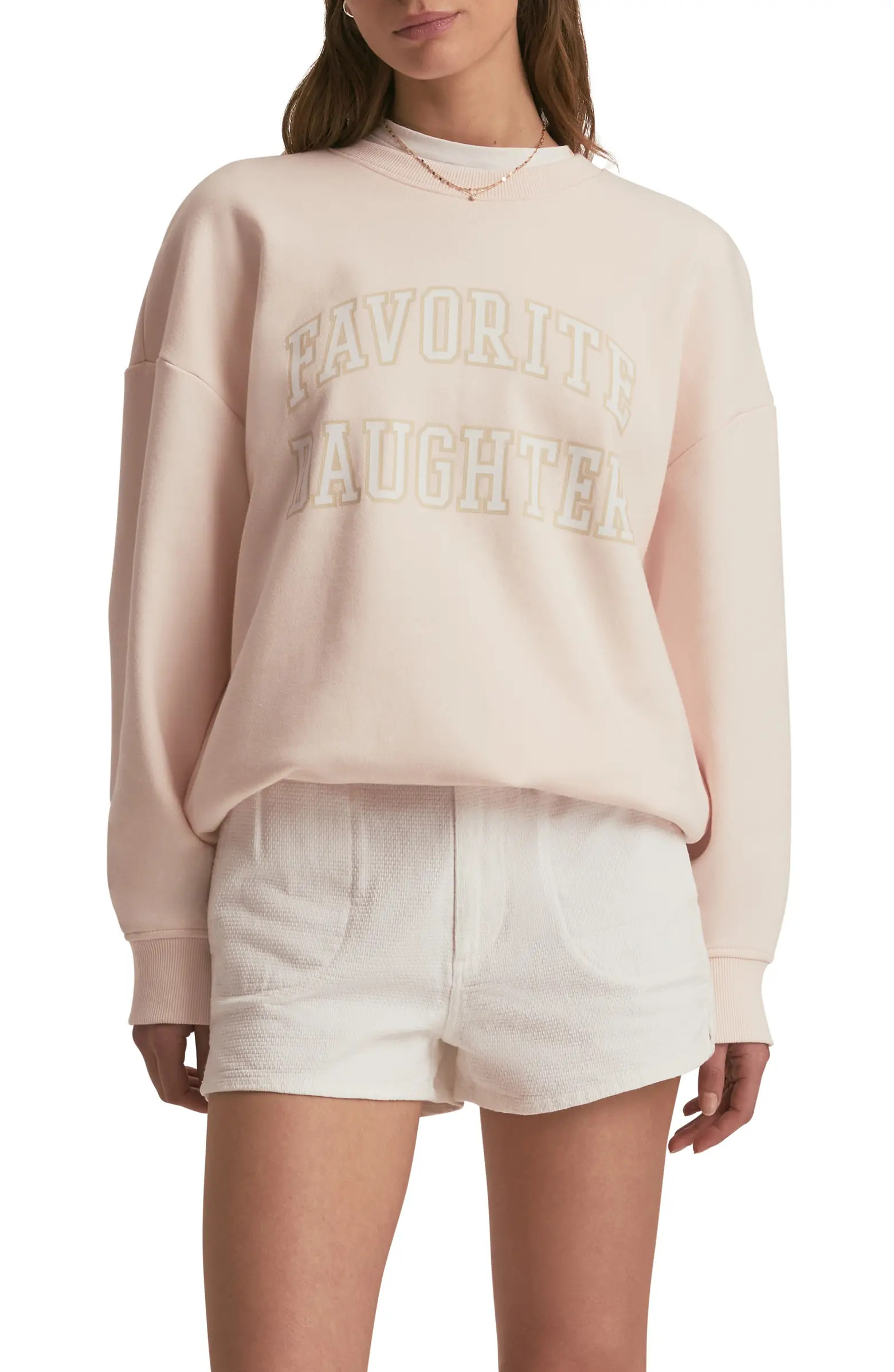 Collegiate Cotton Blend Sweatshirt | Nordstrom